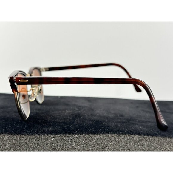 VINTAGE RAY-BAN CLUBMASTER W0366 WYAS TORTOISE BROWN FRAMES (C8-04) - Picture 8 of 16